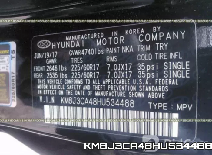KM8J3CA48HU534488 фото 10