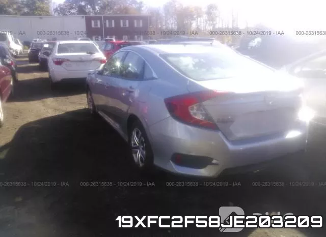 19XFC2F58JE203209 фото 3