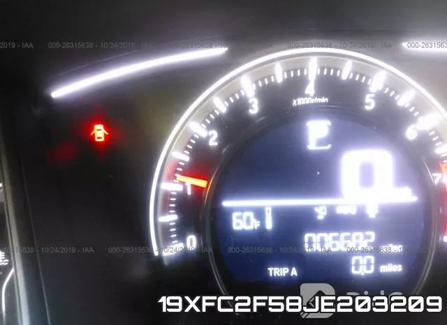 19XFC2F58JE203209 фото 7