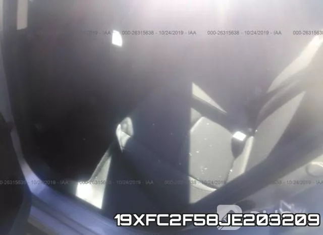 19XFC2F58JE203209 фото 8