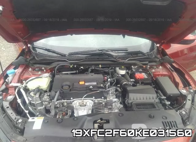 19XFC2F60KE031560 фото 2
