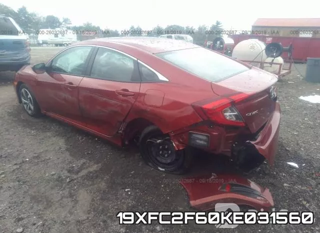 19XFC2F60KE031560 фото 4