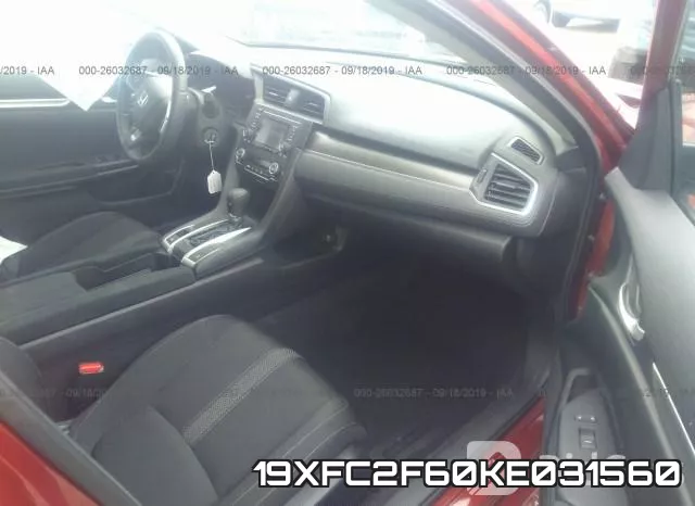 19XFC2F60KE031560 фото 6