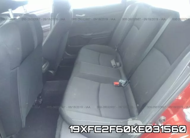 19XFC2F60KE031560 фото 9