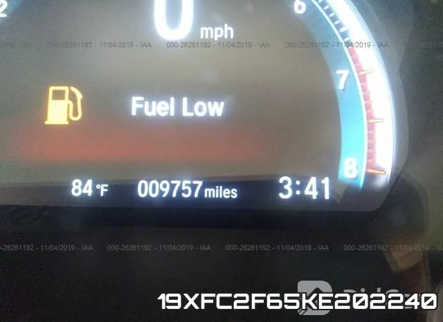 19XFC2F65KE202240 фото 6