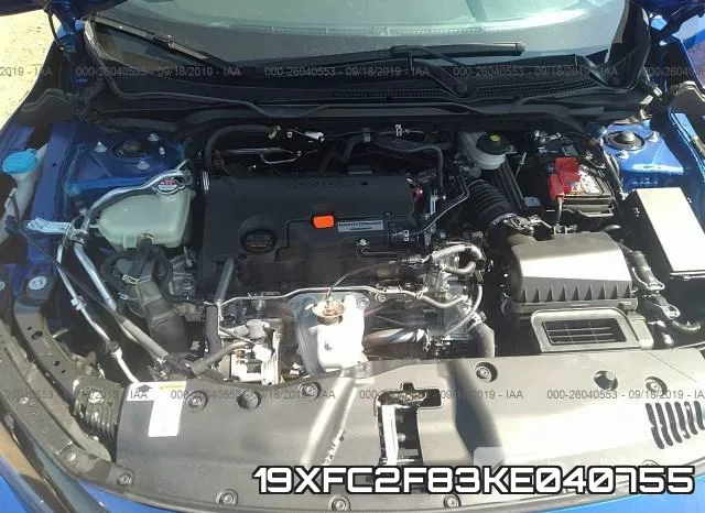 19XFC2F83KE040755 фото 2