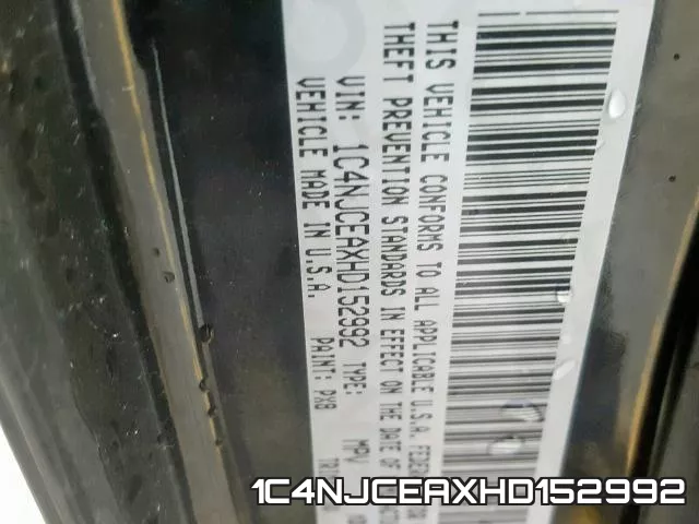 1C4NJCEAXHD152992 фото 2