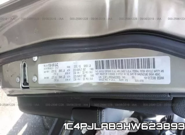 1C4PJLAB3HW623893 фото 10