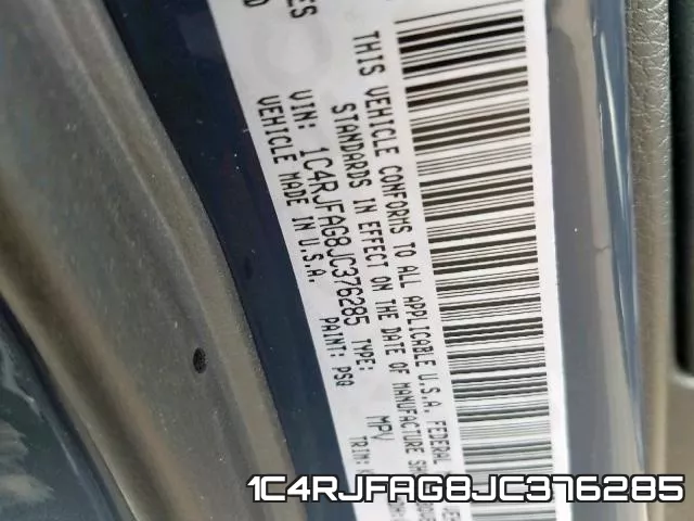 1C4RJFAG8JC376285 фото 2