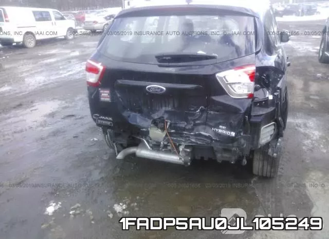 1FADP5AU0JL105249 фото 6