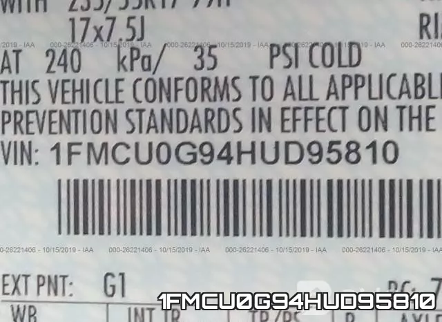 1FMCU0G94HUD95810 фото 10
