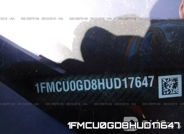 1FMCU0GD8HUD17647 фото 10