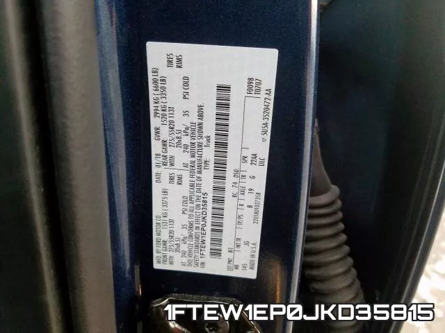 1FTEW1EP0JKD35815 фото 2