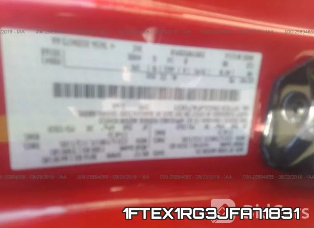 1FTEX1RG3JFA71831 фото 8