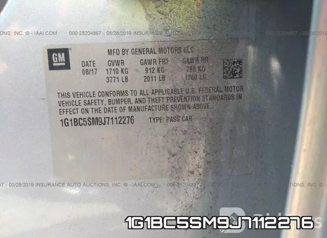 1G1BC5SM9J7112276 фото 10