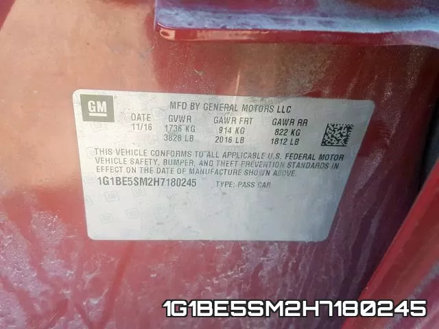 1G1BE5SM2H7180245 фото 2