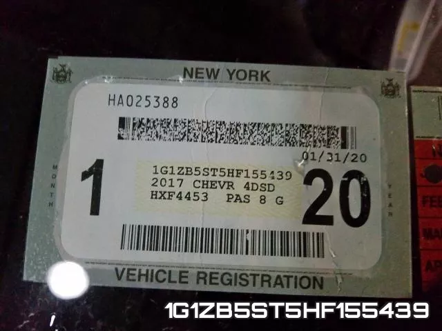 1G1ZB5ST5HF155439 фото 2