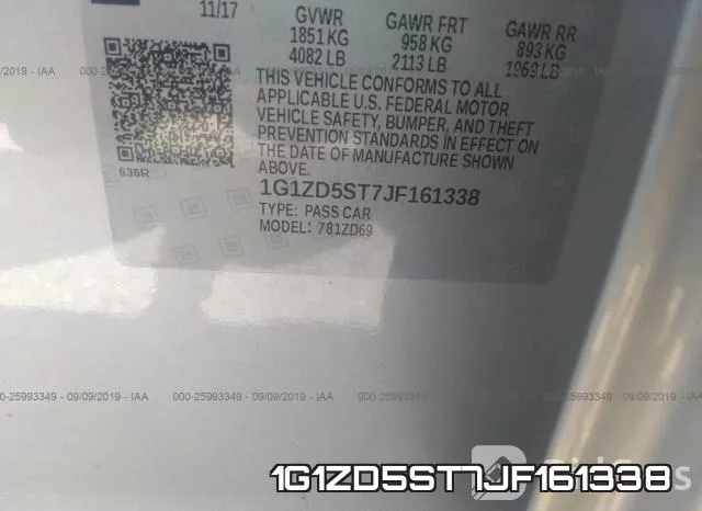 1G1ZD5ST7JF161338 фото 10
