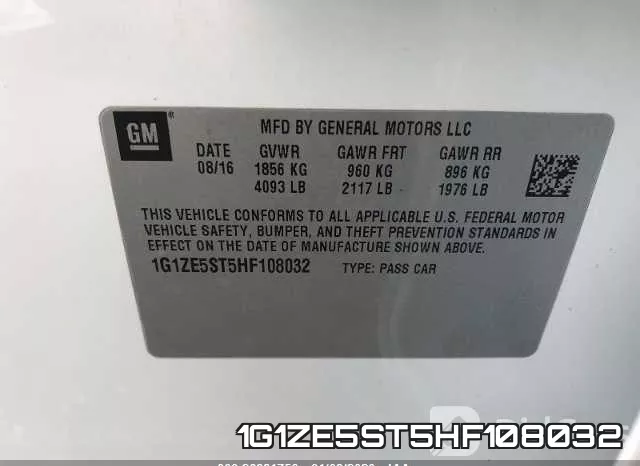 1G1ZE5ST5HF108032 фото 9