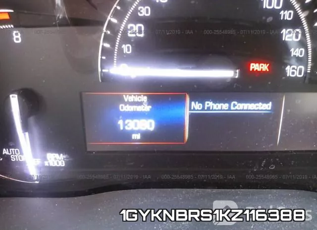 1GYKNBRS1KZ116388 фото 7