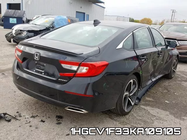1HGCV1F33KA109105 фото 5