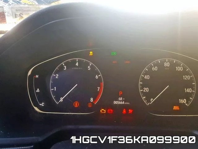 1HGCV1F36KA099900 фото 8
