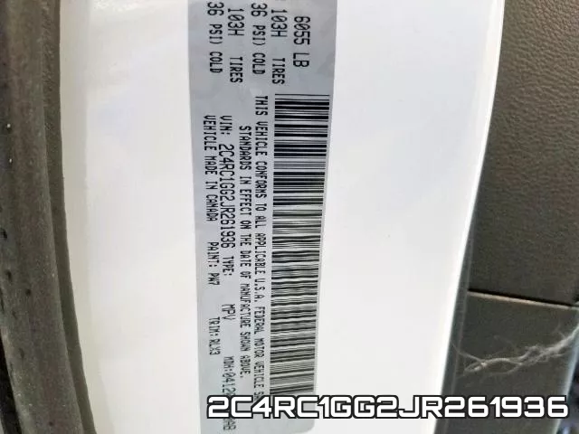 2C4RC1GG2JR261936 фото 2