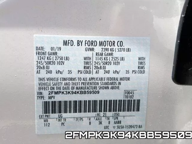 2FMPK3K94KBB59509 фото 2