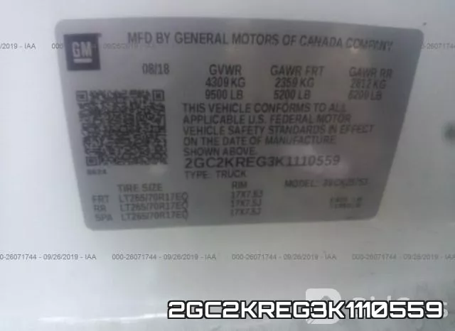 2GC2KREG3K1110559 фото 9