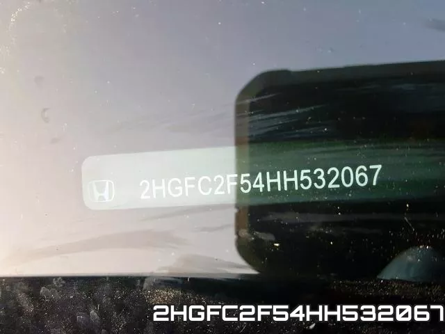 2HGFC2F54HH532067 фото 2