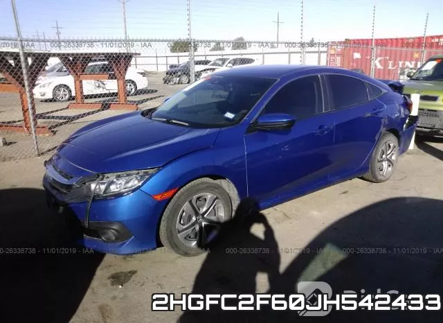 2HGFC2F60JH542433 фото 3