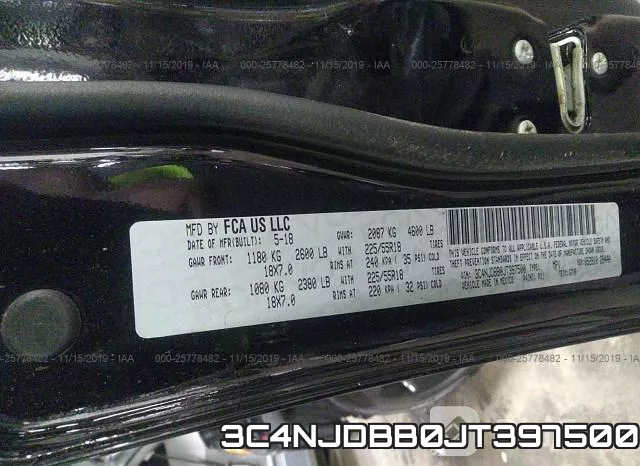 3C4NJDBB0JT397500 фото 9
