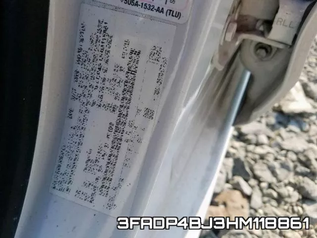 3FADP4BJ3HM118861 фото 2