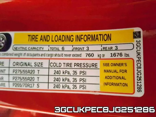 3GCUKPEC8JG251286 фото 2