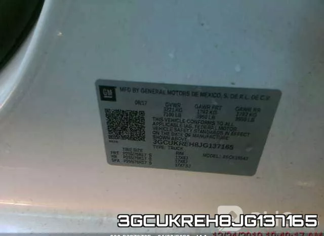 3GCUKREH8JG137165 фото 10