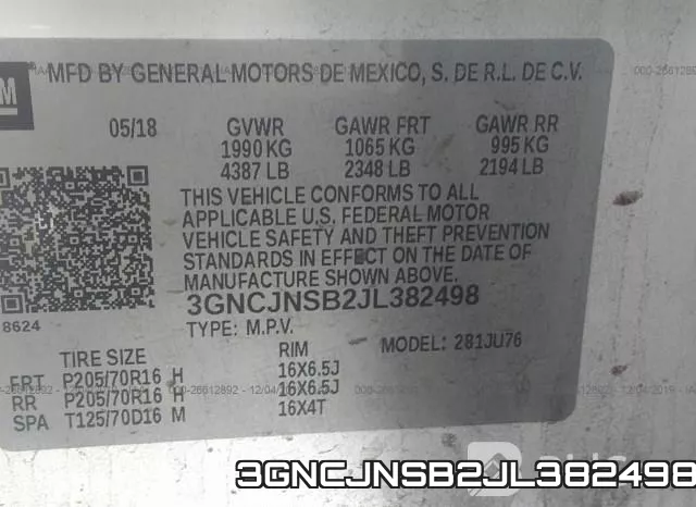 3GNCJNSB2JL382498 фото 8