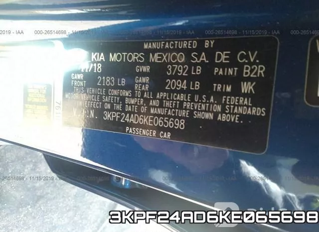3KPF24AD6KE065698 фото 10