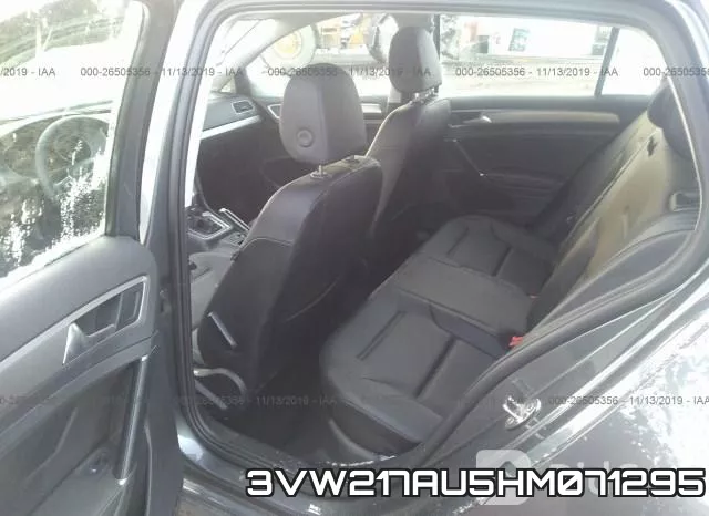 3VW217AU5HM071295 фото 9
