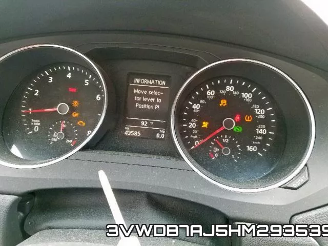 3VWDB7AJ5HM293539 фото 9
