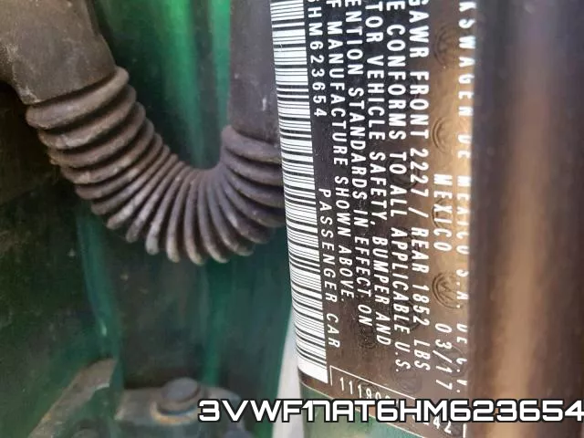 3VWF17AT6HM623654 фото 2
