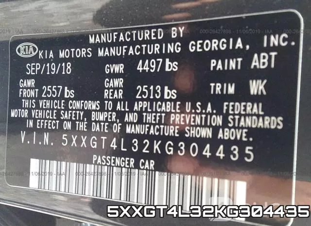 5XXGT4L32KG304435 фото 10