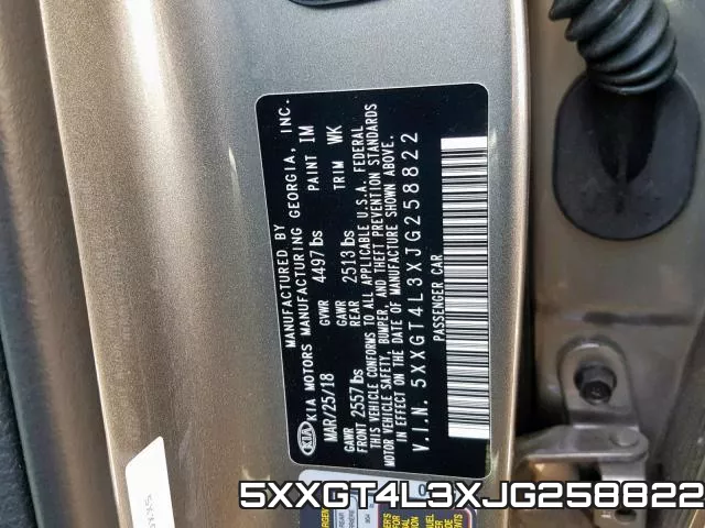 5XXGT4L3XJG258822 фото 2