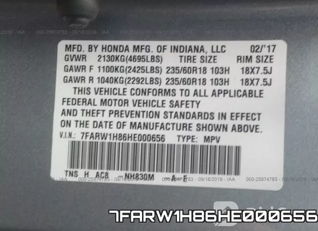 7FARW1H86HE000656 фото 10