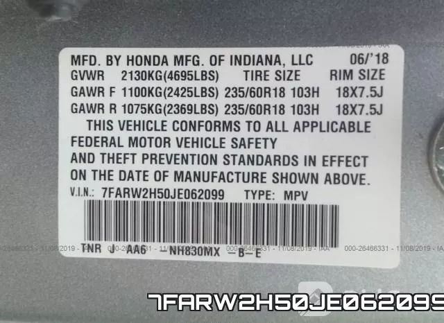 7FARW2H50JE062099 фото 9