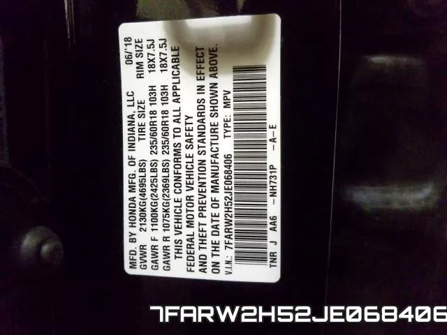 7FARW2H52JE068406 фото 2