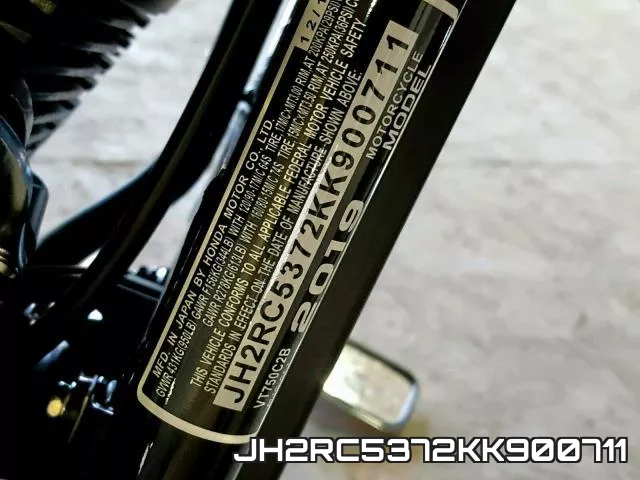 JH2RC5372KK900711 фото 2