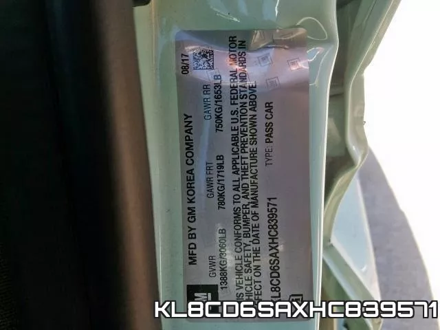 KL8CD6SAXHC839571 фото 2