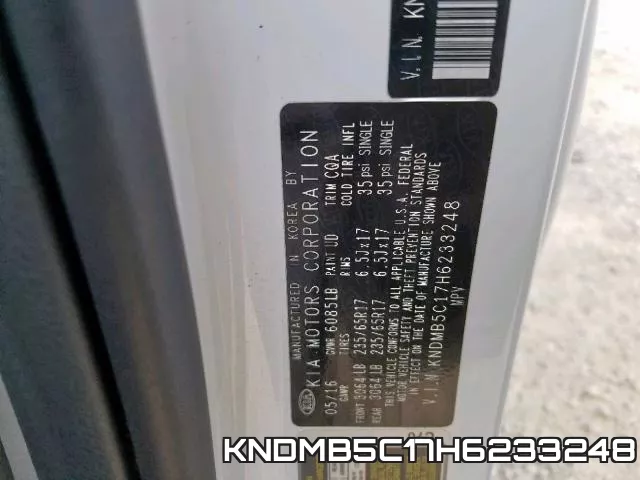 KNDMB5C17H6233248 фото 2