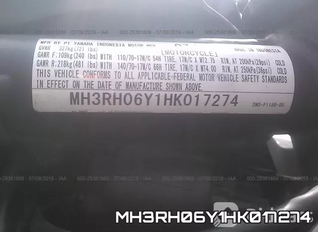 MH3RH06Y1HK017274 фото 2