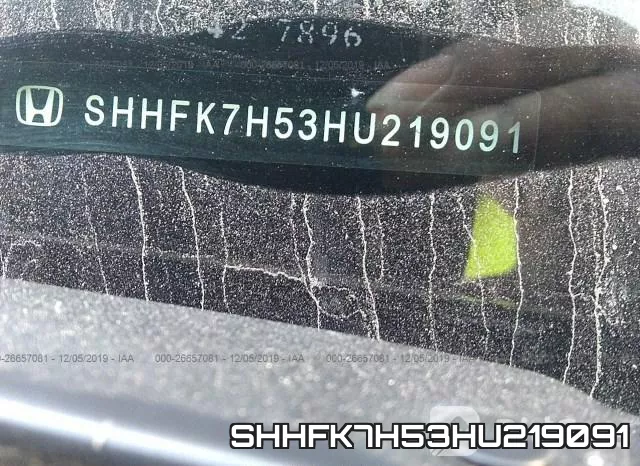 SHHFK7H53HU219091 фото 9